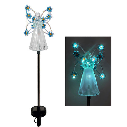 Solar Angel Garden Stake with Warm LED