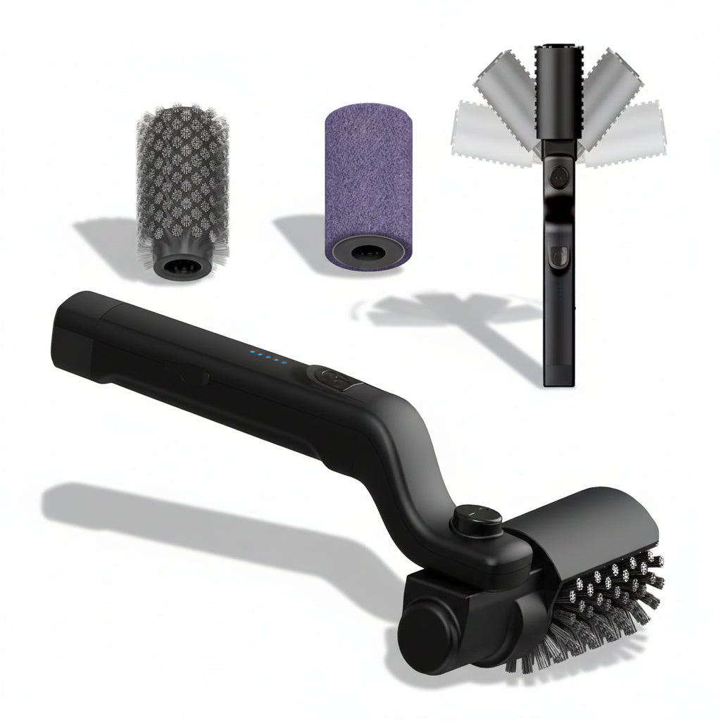 Electric Grill Brush with Motorized Bristles