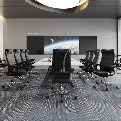 Executive High-Back Leather Office Chair