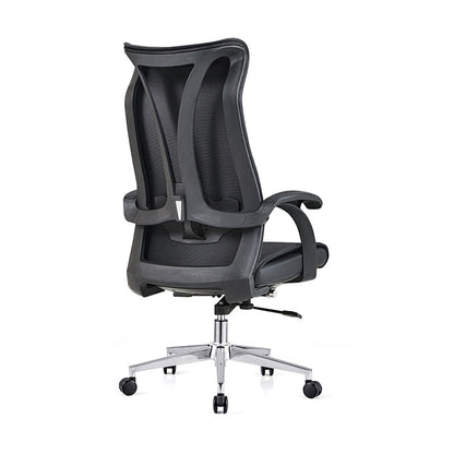 Executive High-Back Leather Office Chair
