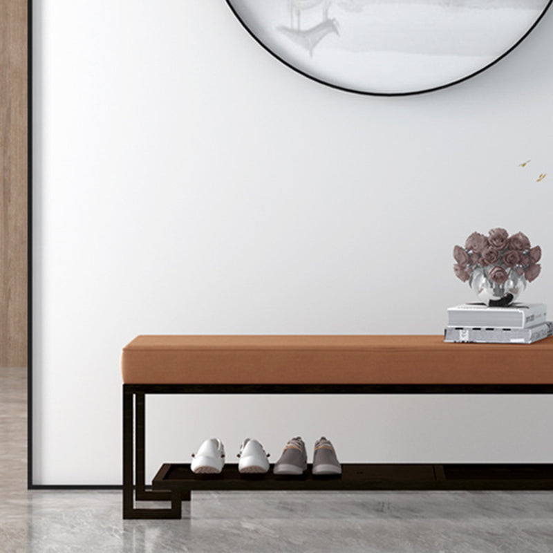 Modern Iron Shoe Bench
