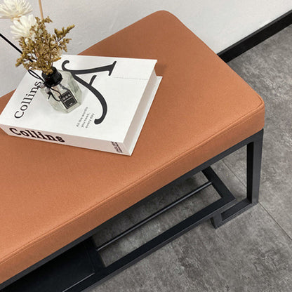 Modern Iron Shoe Bench