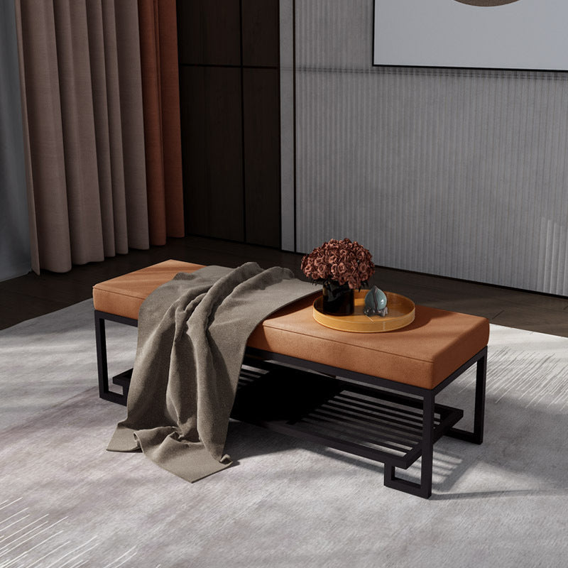 Modern Iron Shoe Bench