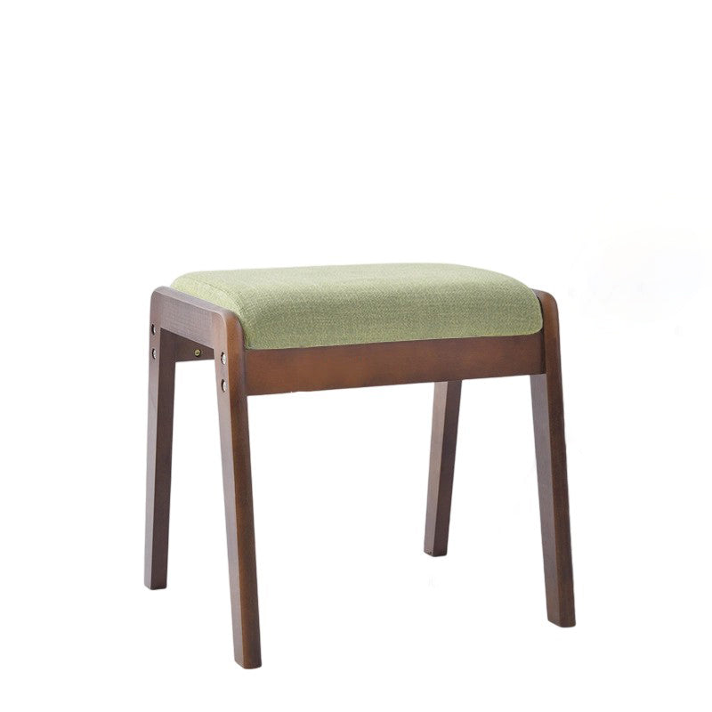 Modern Solid Wood Vanity Stool