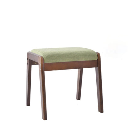 Modern Solid Wood Vanity Stool