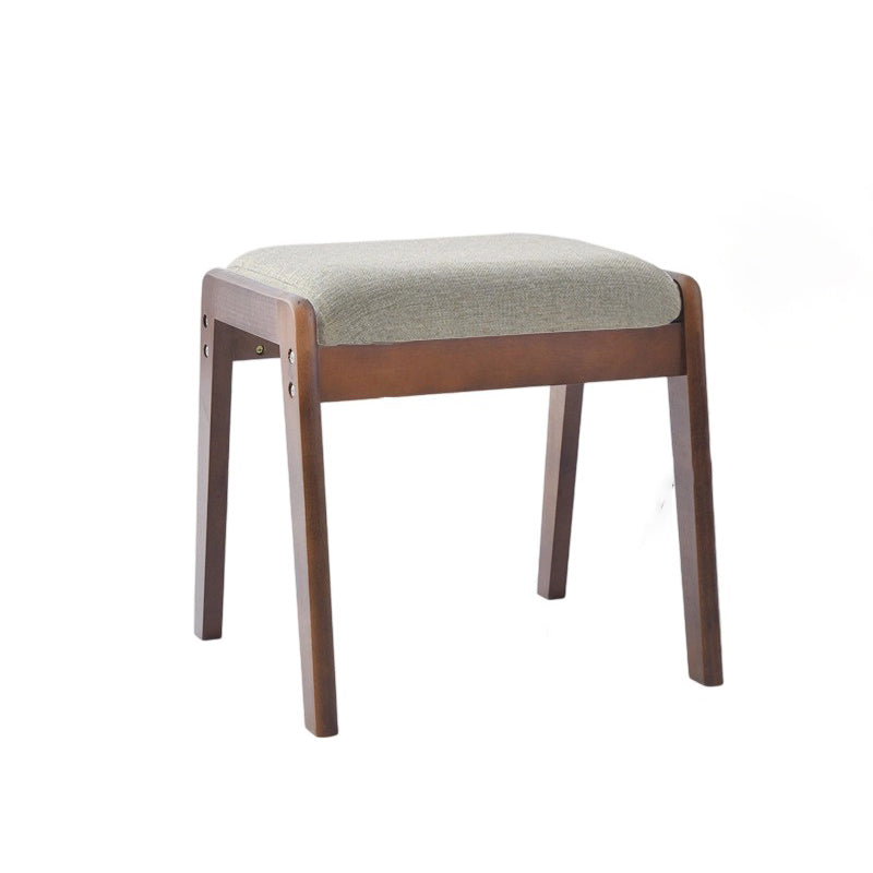 Modern Solid Wood Vanity Stool