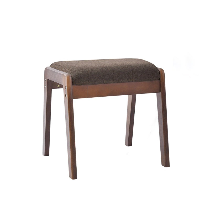 Modern Solid Wood Vanity Stool