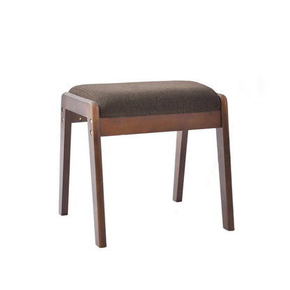 Modern Solid Wood Vanity Stool