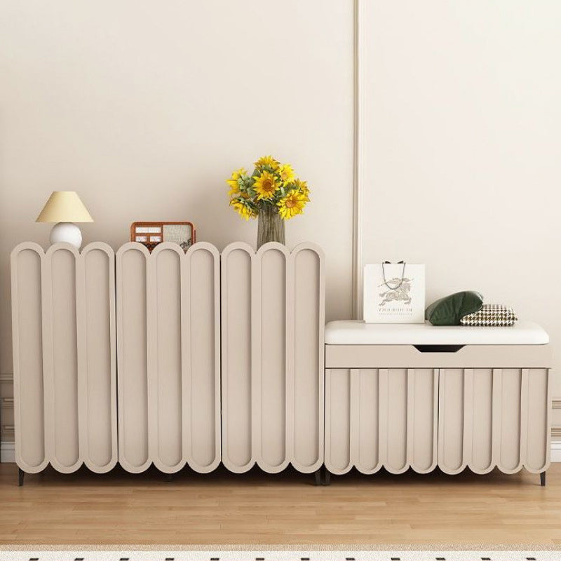 Contemporary Metal Shoe Rack