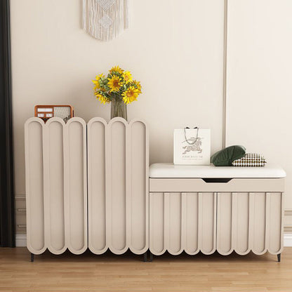 Contemporary Metal Shoe Rack