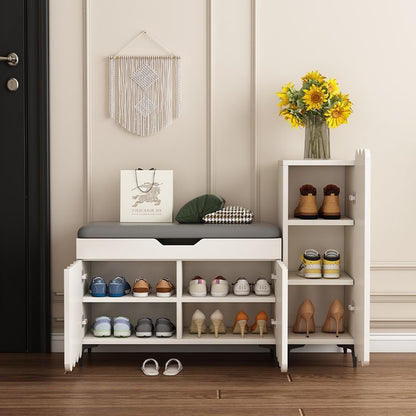 Contemporary Metal Shoe Rack