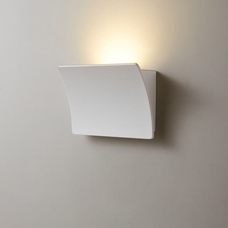 Minimalist Aluminum Acrylic Square LED Wall Sconce Lamp