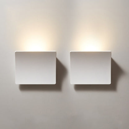 Minimalist Aluminum Acrylic Square LED Wall Sconce Lamp