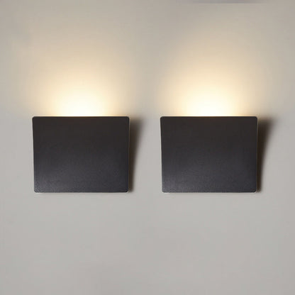 Minimalist Aluminum Acrylic Square LED Wall Sconce Lamp