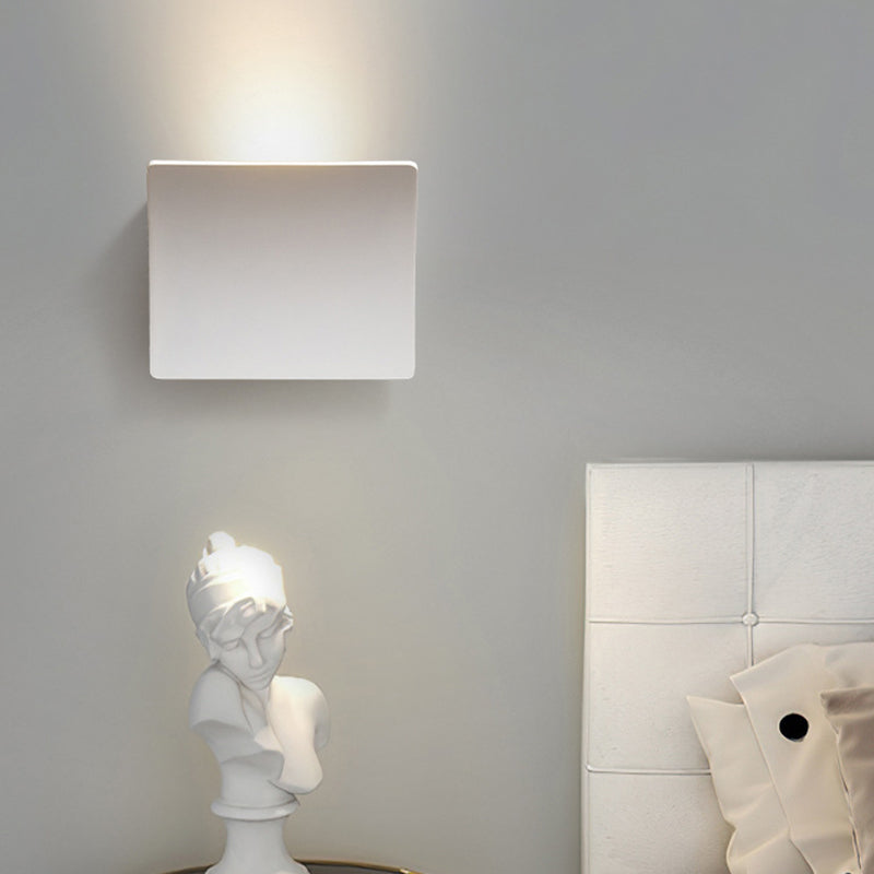 Minimalist Aluminum Acrylic Square LED Wall Sconce Lamp