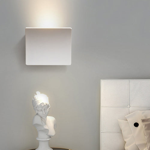 Minimalist Aluminum Acrylic Square LED Wall Sconce Lamp