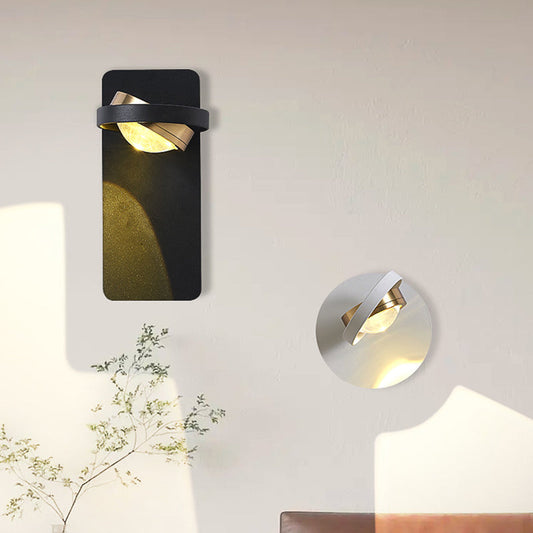 Simplicity Iron Aluminum Acrylic LED Wall Sconce Lamp
