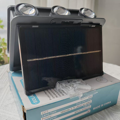 Simplicity Waterproof Square Solar ABS LED Wall Sconce Lamp