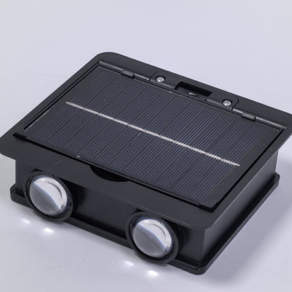 Simplicity Waterproof Square Solar ABS LED Wall Sconce Lamp