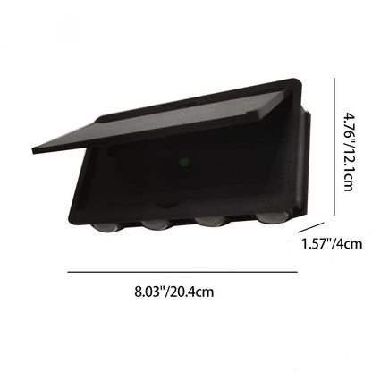 Simplicity Waterproof Square Solar ABS LED Wall Sconce Lamp