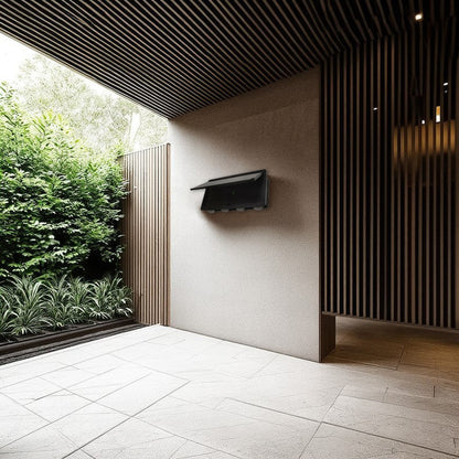 Simplicity Waterproof Square Solar ABS LED Wall Sconce Lamp