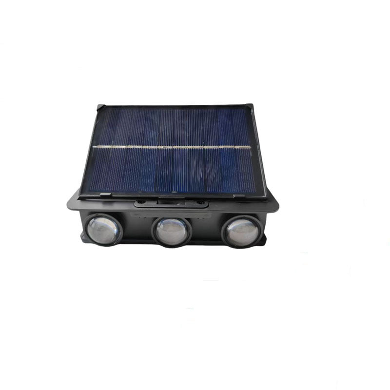 Simplicity Waterproof Square Solar ABS LED Wall Sconce Lamp