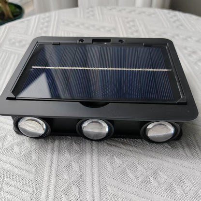 Simplicity Waterproof Square Solar ABS LED Wall Sconce Lamp