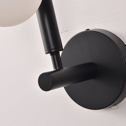 Simplicity Linear Metal Iron Glass 3-Light Wall Sconce Lamp