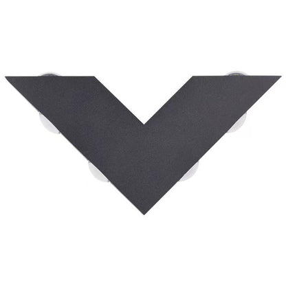 Waterproof V-Shaped Aluminum PC LED Wall Sconce Lamp