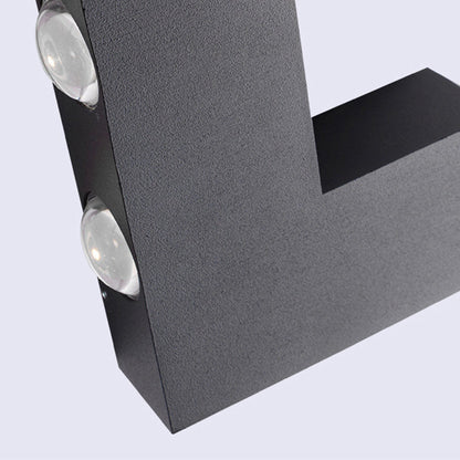 Waterproof V-Shaped Aluminum PC LED Wall Sconce Lamp