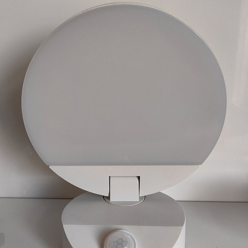 Motion Square Round Aluminum PC LED Wall Sconce Lamp