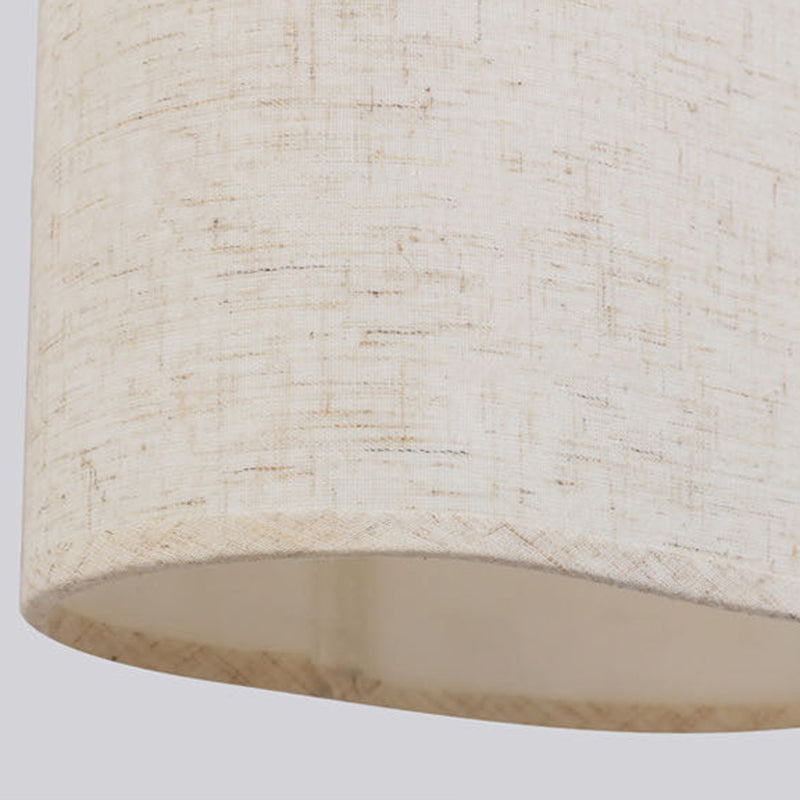 Long Stainless Steel Acrylic Linen 1-Light Wall Sconce Lamp