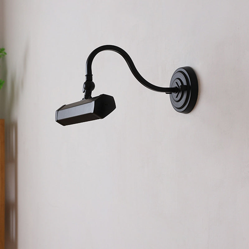Minimalist Rotatable Long Iron 2-Light Wall Sconce Lamp