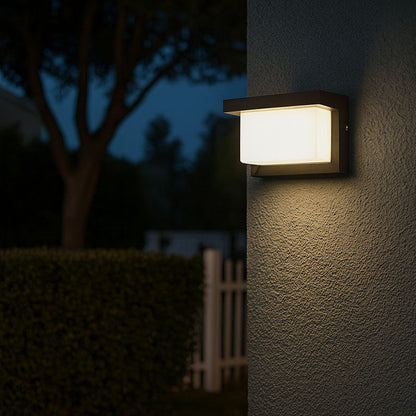 Waterproof Aluminum Acrylic LED Outdoor Wall Sconce Lamp