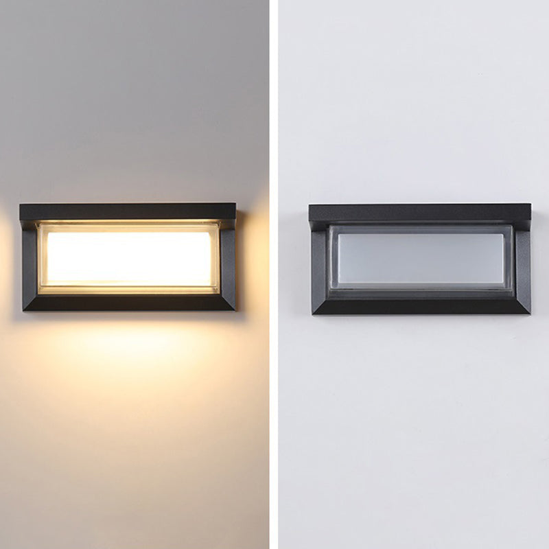 Waterproof Aluminum Acrylic LED Outdoor Wall Sconce Lamp