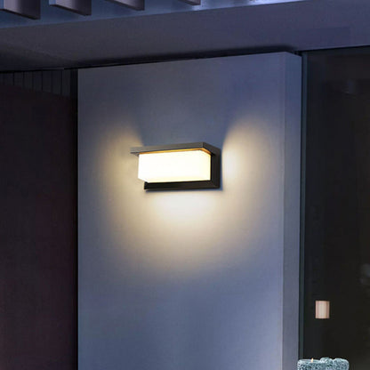 Waterproof Aluminum Acrylic LED Outdoor Wall Sconce Lamp