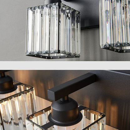French Crystal 2/3/4-Light Vanity Light Wall Sconce Lamp