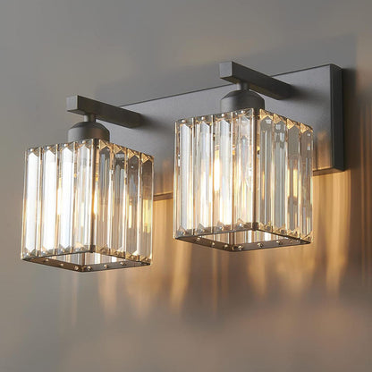 French Crystal 2/3/4-Light Vanity Light Wall Sconce Lamp