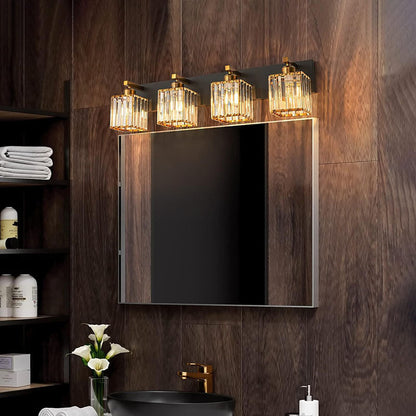 French Crystal 2/3/4-Light Vanity Light Wall Sconce Lamp