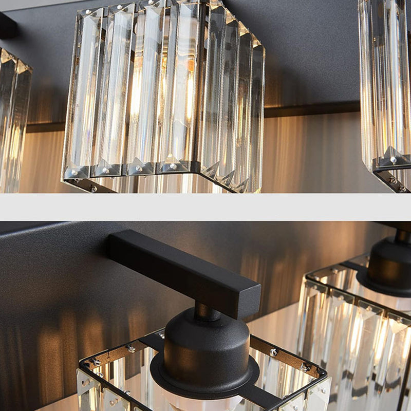 French Crystal 2/3/4-Light Vanity Light Wall Sconce Lamp