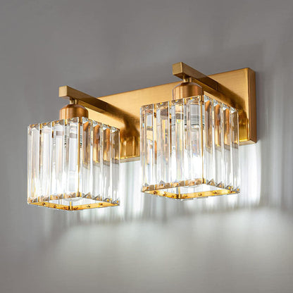 French Crystal 2/3/4-Light Vanity Light Wall Sconce Lamp