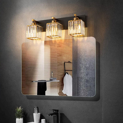 French Crystal 2/3/4-Light Vanity Light Wall Sconce Lamp
