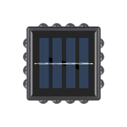 Solar Waterproof Square ABS PS LED Outdoor Wall Sconce Lamp
