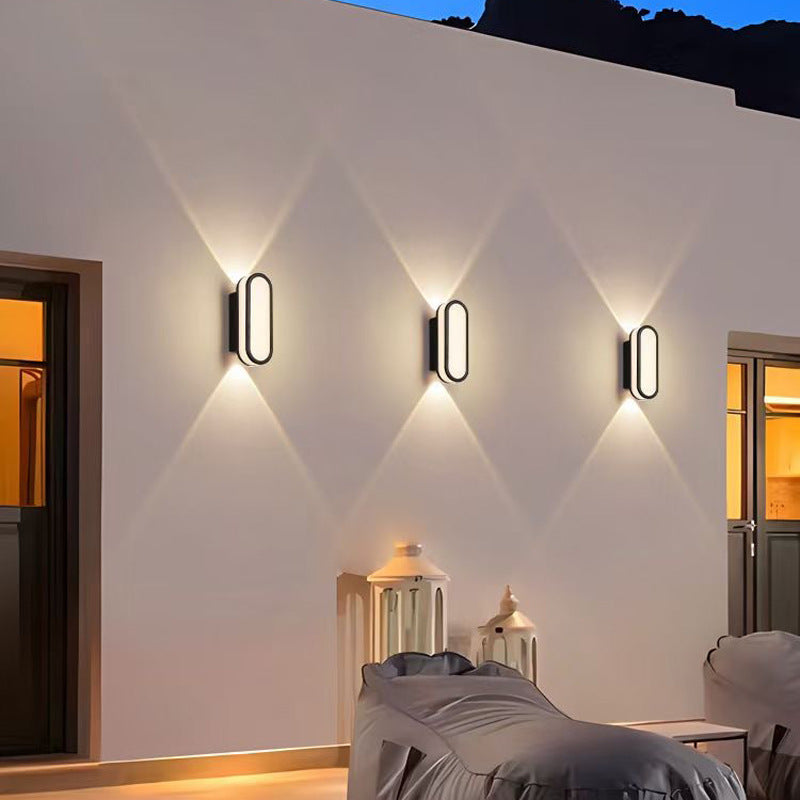 Simplicity Aluminum Acrylic LED Waterproof Wall Sconce Lamp