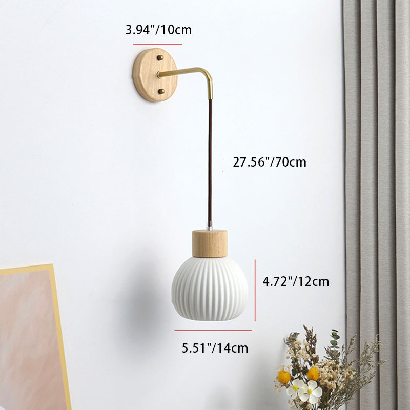 Nordic Ceramics Copper 1- Light Wall Sconce Lamp