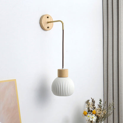 Nordic Ceramics Copper 1- Light Wall Sconce Lamp