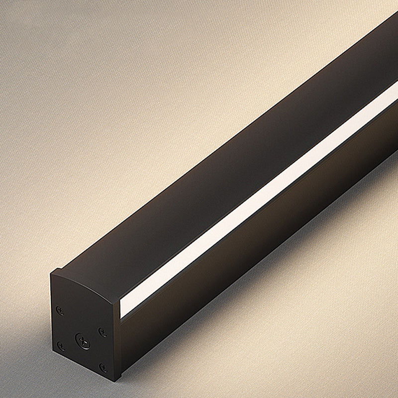 Minimalist Aluminum Iron Long Strip LED Wall Sconce Lamp