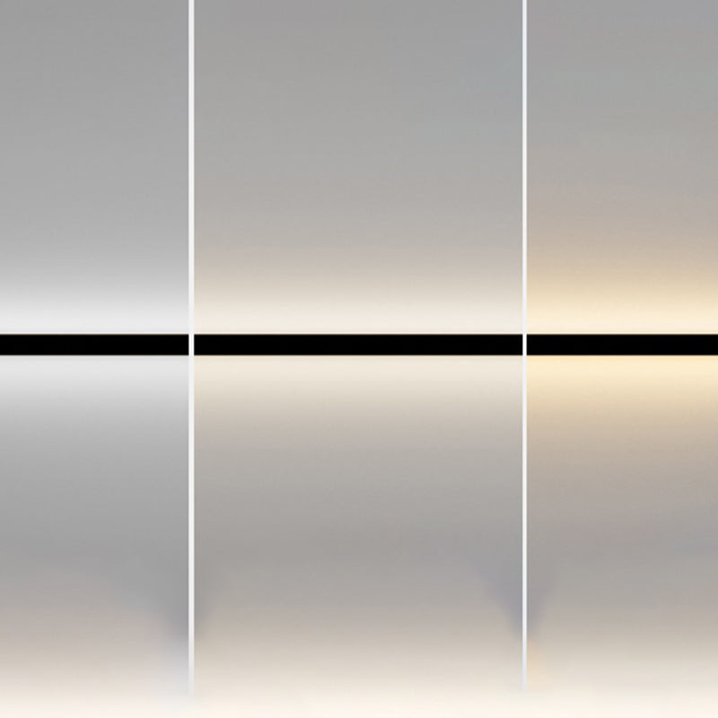 Minimalist Aluminum Iron Long Strip LED Wall Sconce Lamp