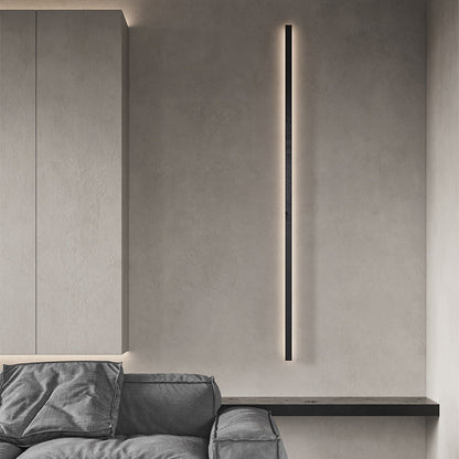 Minimalist Aluminum Iron Long Strip LED Wall Sconce Lamp