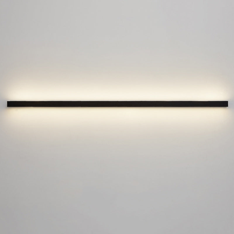 Minimalist Aluminum Iron Long Strip LED Wall Sconce Lamp